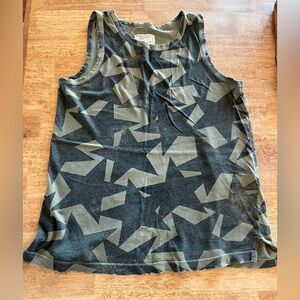Current/Elliott Army Starstruck Muscle Tee